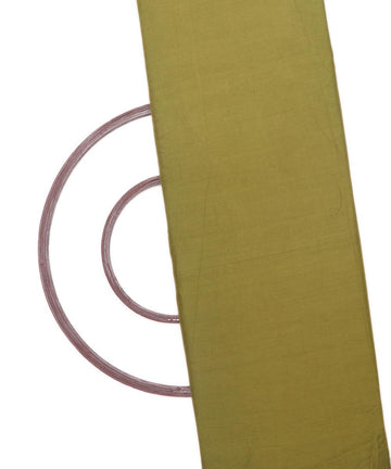 Khaki Green Colour Plain Rayon Fabric